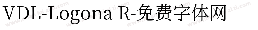 VDL-Logona R字体转换